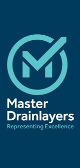 Master Drainlayers Dark Blue Vehicle Decal