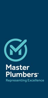 Master Plumbers Dark Blue INTERNAL Vehicle Decal